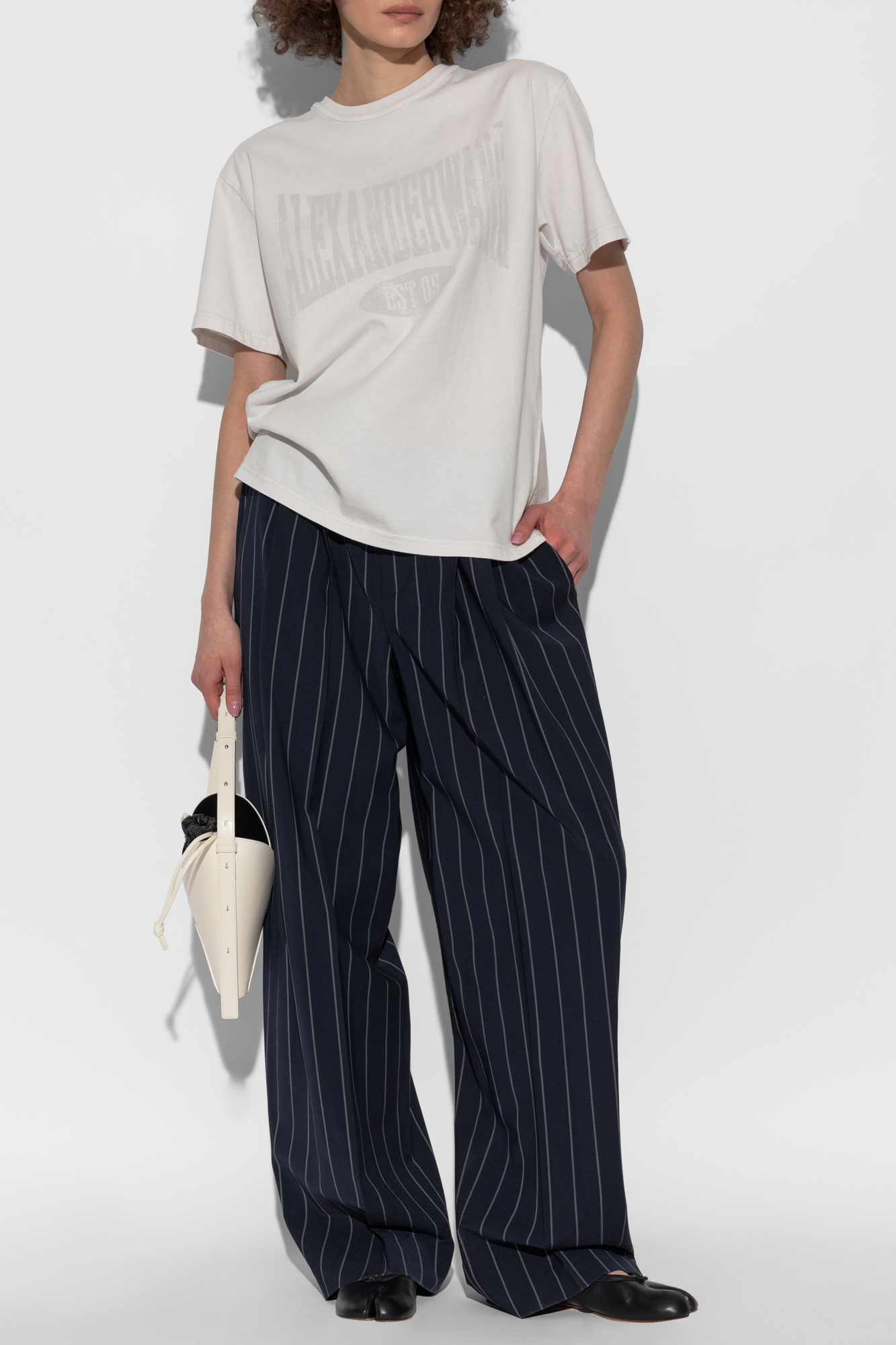お歳暮 人気 オシャレ Wang Alexander Pants Clothing Women's | pattern striped with パンツ